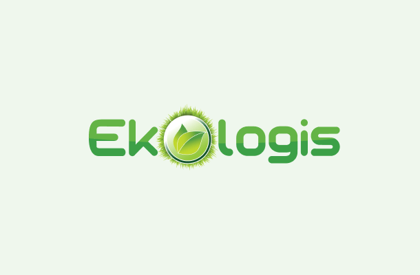 zielona grafika z logotypem eko-logis