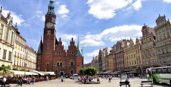 rynek miasta wrocław